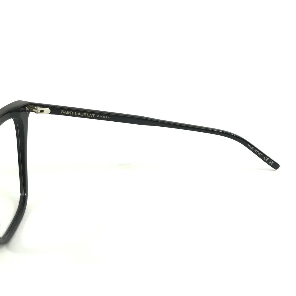 Saint Laurent Eyeglasses Frames SL386 005 Black Butterfly Full Rim 55-16-145